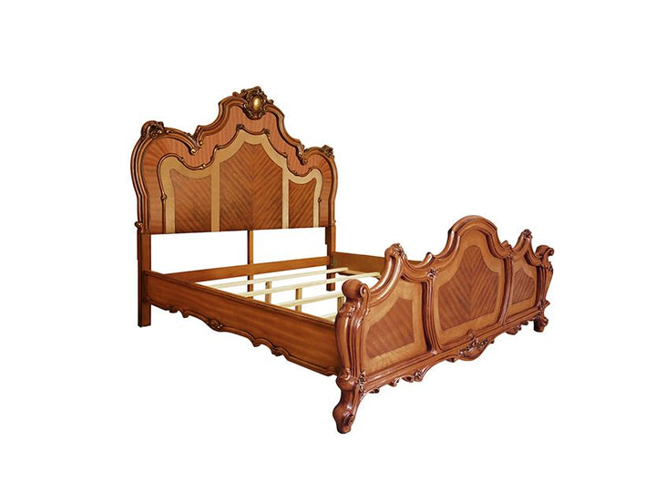 ACME Picardy Honey Oak Finish Bed Model BD01354 - MONAVILLA