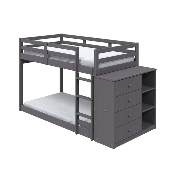 ACME Gaston Gray Finish Gaston Twin/Twin Bunk Bed Model BD01372 - MONAVILLA