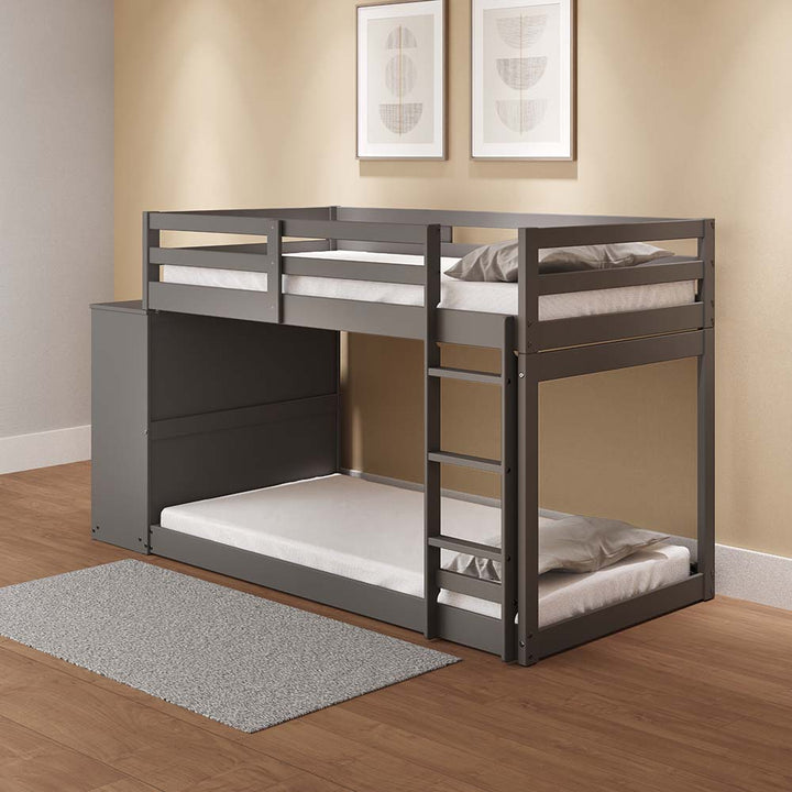 ACME Gaston Gray Finish Gaston Twin/Twin Bunk Bed Model BD01372 - MONAVILLA