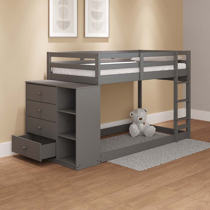 ACME Gaston Gray Finish Gaston Twin/Twin Bunk Bed Model BD01372 - MONAVILLA