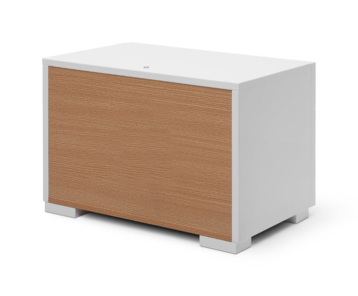 Modrest Ceres Modern LED White Lacquer Nightstand - MONAVILLA