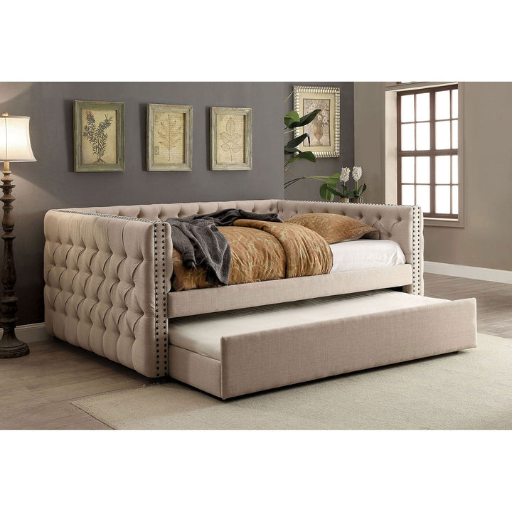 Furniture Of America Suzanne Ivory Transitional Twin Daybed Model CM1028T-BED - MONAVILLA