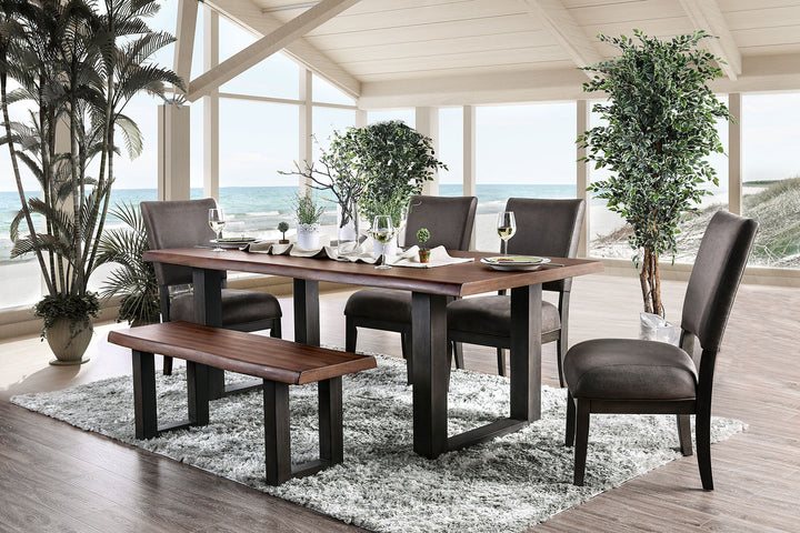 Furniture Of America Patience Rustic Natural Tone/Beige Rustic Dining Table Model CM3577T-TABLE - MONAVILLA