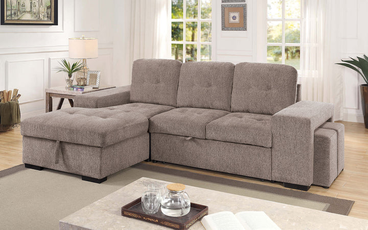 Furniture Of America Jamiya Light Gray Transitional Sectional Model CM6959LG-SECT - MONAVILLA