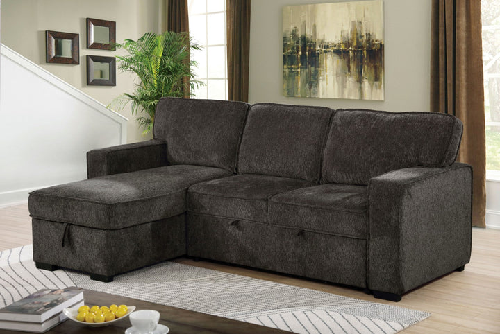 Furniture Of America Ines Dark Gray Contemporary Sectional Model CM6964DG-SECT - MONAVILLA