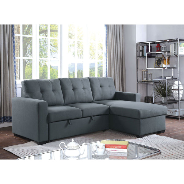 Furniture Of America Jacob Dark Gray Transitional Sectional Model CM6985DG-SECT - MONAVILLA