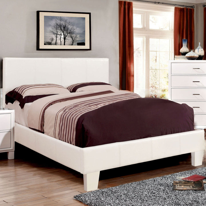 Furniture Of America Winn Park White Contemporary California King Bed Model CM7008WH-CK-BED-VN - MONAVILLA