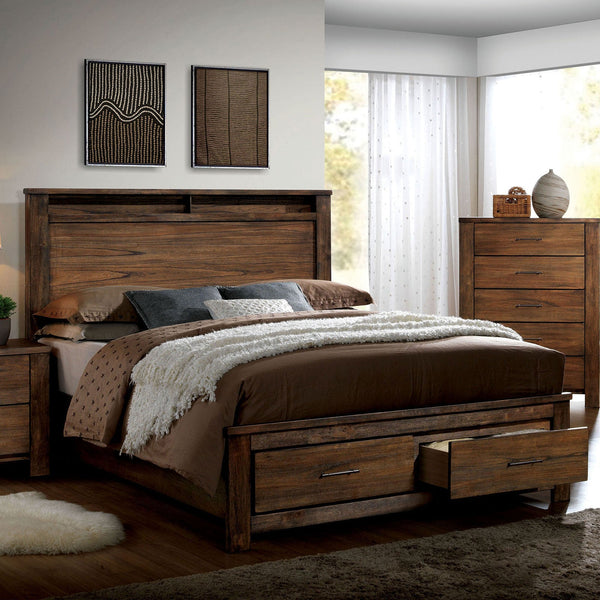 Furniture Of America Elkton Oak Cottage Bed Model CM7072 - MONAVILLA