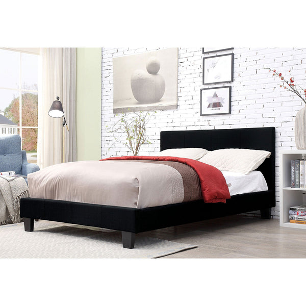 Furniture Of America Sims Black Contemporary Full Bed Model CM7078BK-F-BED-VN - MONAVILLA