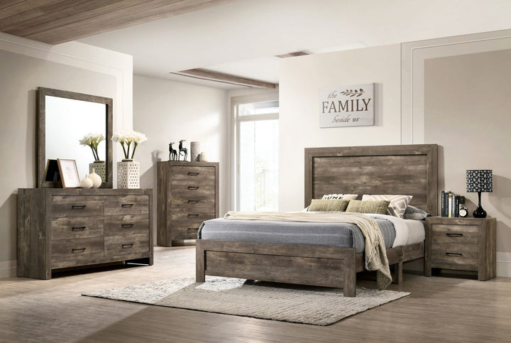 Furniture Of America Larissa Natural Tone Rustic Bed Model CM7148 - MONAVILLA