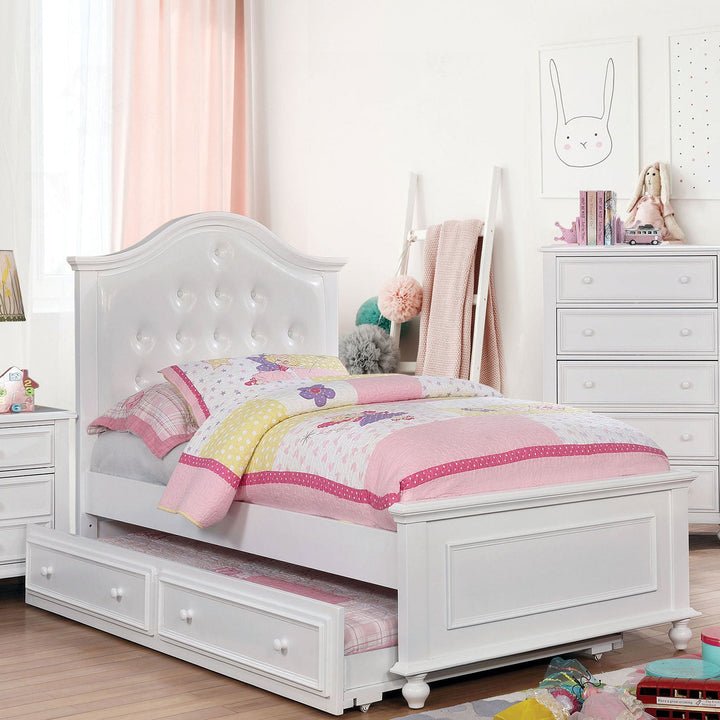 Furniture Of America Olivia White Traditional Full Bed Model CM7155WH-F-BED - MONAVILLA