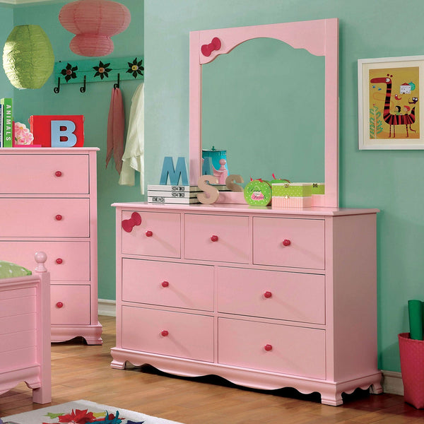 Furniture Of America Dani Pink Transitional Dresser Model CM7159PK-D-VN - MONAVILLA