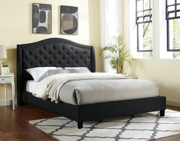 Furniture Of America Carly Black Transitional Full Bed, Black Model CM7160BK-F-BED - MONAVILLA