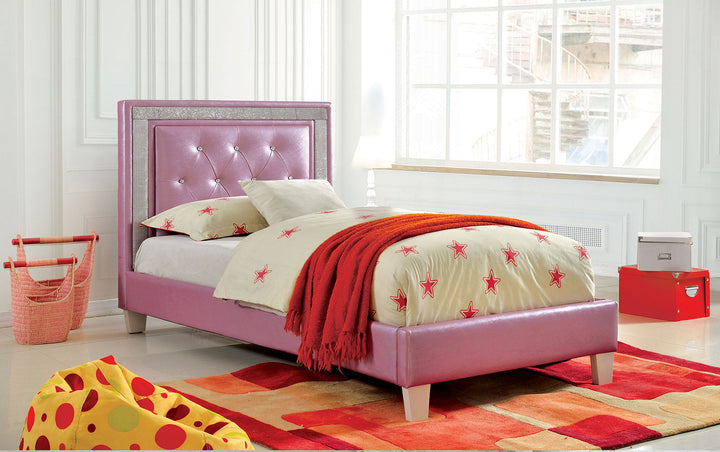 Furniture Of America Lianne Purple Contemporary Full Bed Model CM7217PR-F-BED-VN - MONAVILLA