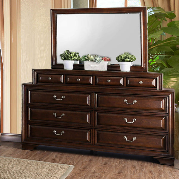 Furniture Of America Brandt Brown Cherry Transitional Dresser Model CM7302CH-D - MONAVILLA