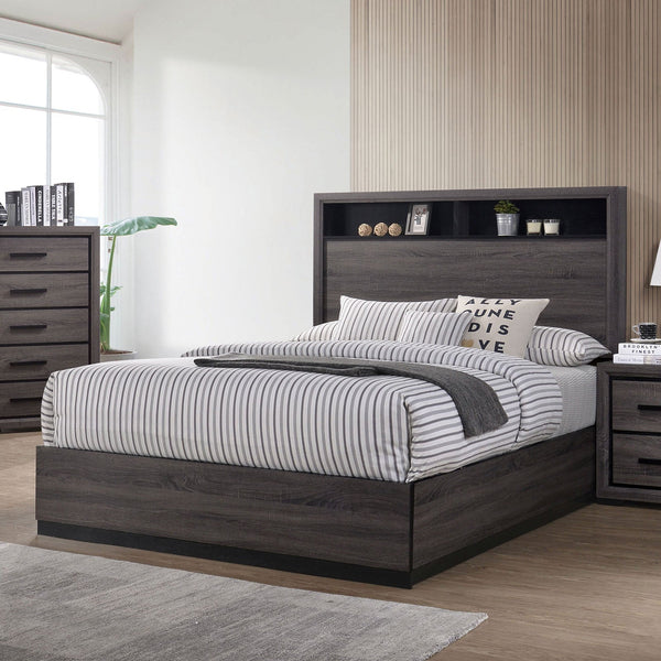 Furniture Of America Conwy Gray Contemporary Bed Model CM7549 - MONAVILLA