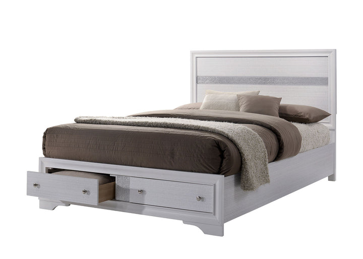 Furniture Of America Chrissy White Contemporary Bed Model CM7552 - MONAVILLA