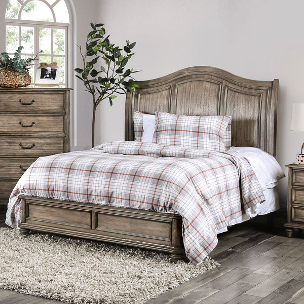 Furniture Of America Belgrade Rustic Natural Rustic California King Bed Model CM7611CK-BED - MONAVILLA