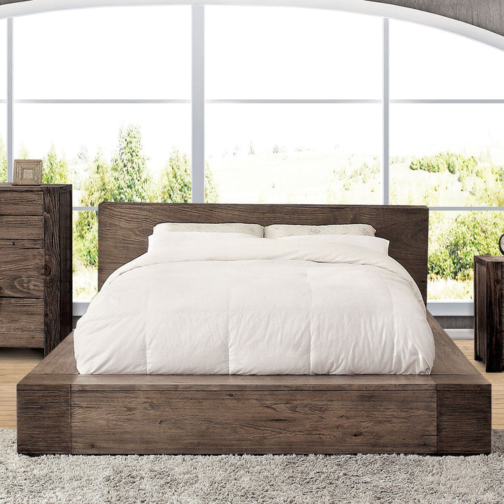 Furniture Of America Janeiro Rustic Natural Tone Rustic Queen Bed Model CM7628Q-BED - MONAVILLA