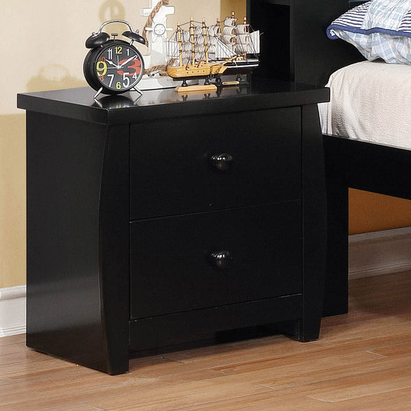 Furniture Of America Marlee Black Transitional Night Stand Model CM7651BK-N-VN - MONAVILLA