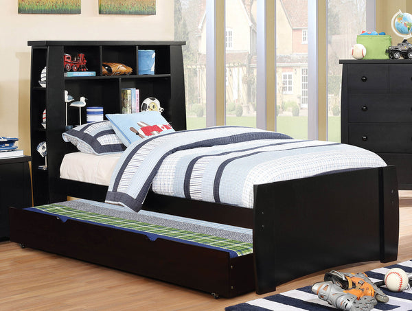 Furniture Of America Marlee Black Transitional Twin Bed Model CM7651BK-T-BED-VN - MONAVILLA