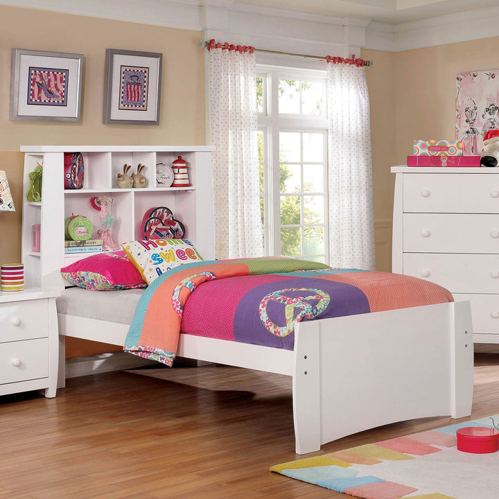 Furniture Of America Marlee White Transitional Full Bed Model CM7651WH-F-BED - MONAVILLA