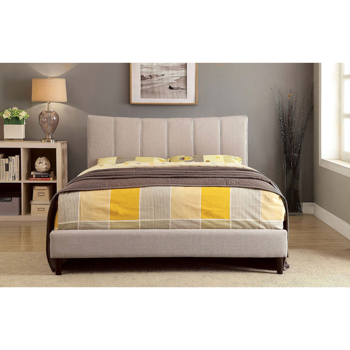 Furniture Of America Ennis Beige Contemporary Twin Bed Model CM7678BG-T-BED-VN - MONAVILLA