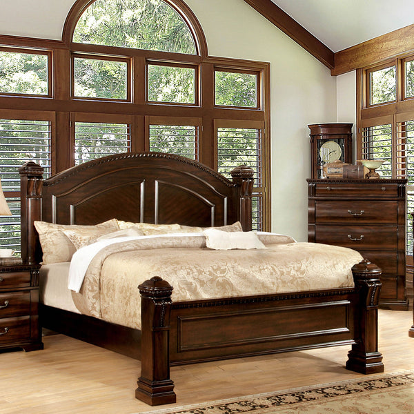 Furniture Of America Burleigh Cherry Transitional Queen Bed Model CM7791Q-BED - MONAVILLA