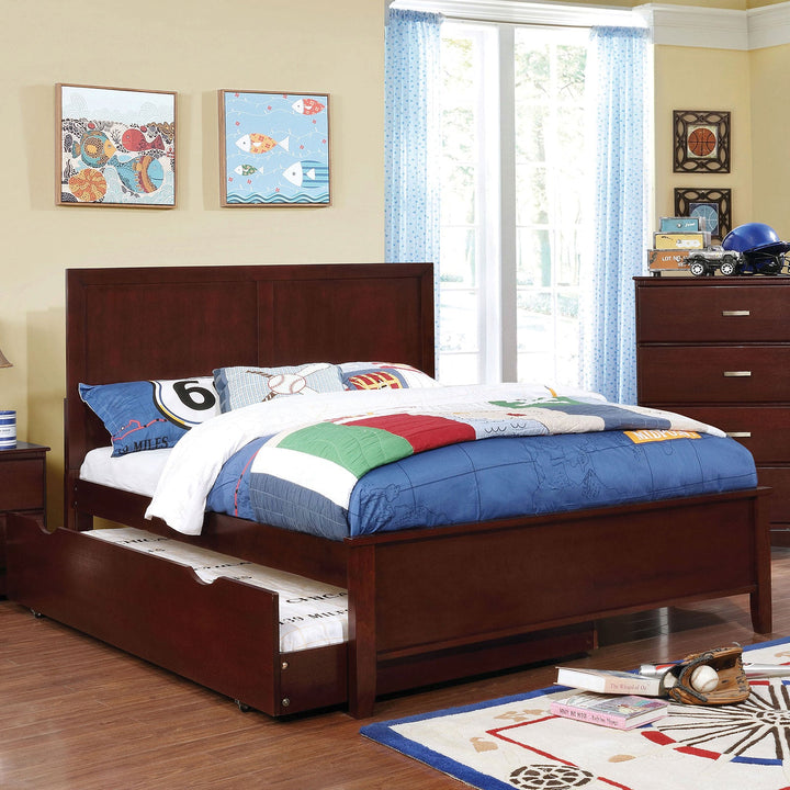 Furniture Of America Prismo Cherry Transitional Twin Bed Model CM7941CH-T-BED - MONAVILLA