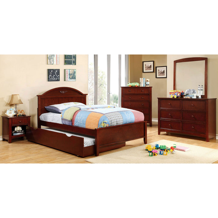 Furniture Of America Medina Cherry Transitional Twin Bed Model CM7942CH-T-BED - MONAVILLA