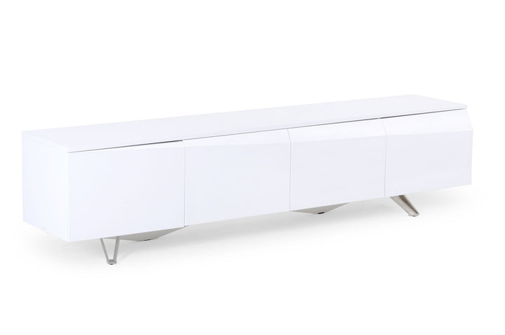 Modrest Columbia Modern White TV Stand - MONAVILLA