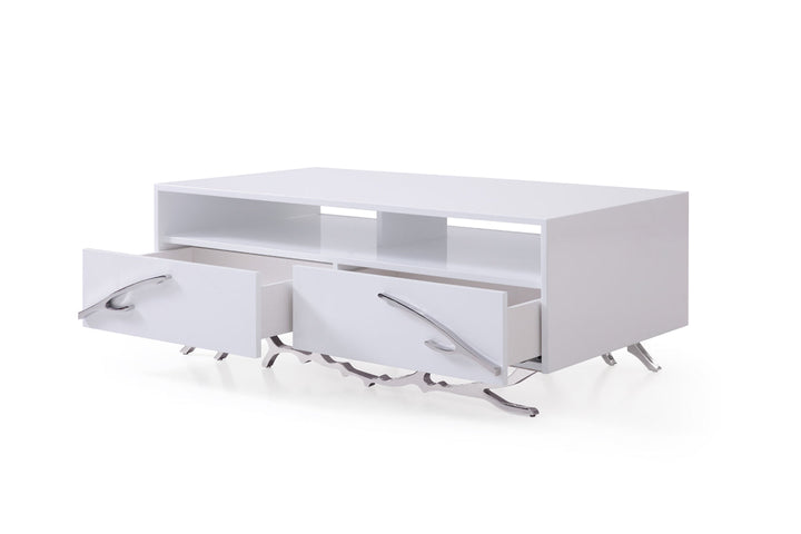 Modrest Legend Modern White Coffee Table - MONAVILLA