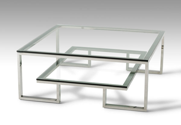 Modrest Topaz Modern Glass Coffee Table - MONAVILLA