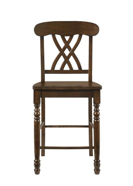 ACME Dylan Walnut Finish Counter Height Chair Model DN00623 - MONAVILLA