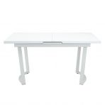 ACME Palton High Gloss White Finish Dining Table Model DN00732 - MONAVILLA