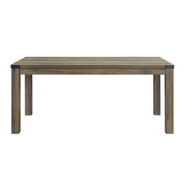 ACME Abiram Rustic Oak Finish Dining Table Model DN01028 - MONAVILLA