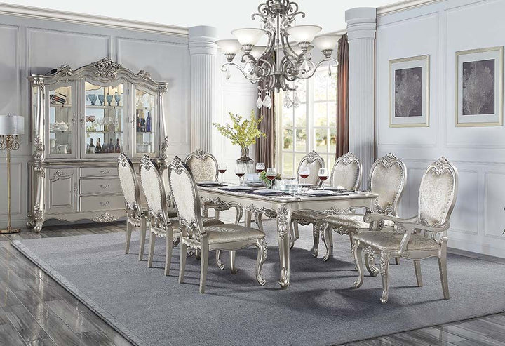 ACME Bently Champagne Finish Dining Table Model DN01367 - MONAVILLA