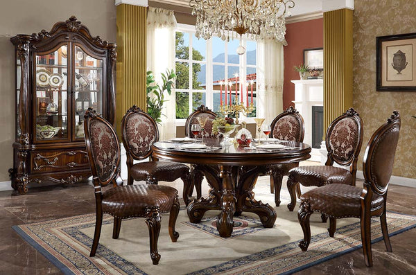 ACME Versailles Cherry Finish Dining Table Model DN01391 - MONAVILLA