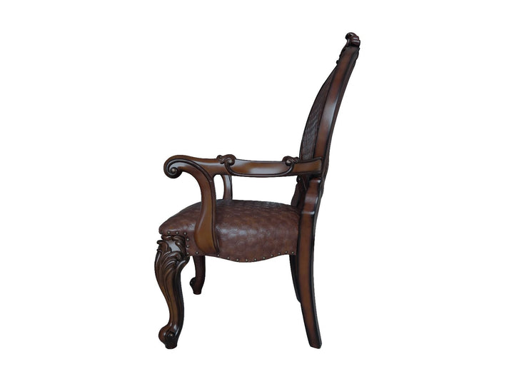 ACME Versailles Cherry Finish Dining Chair Model DN01393 - MONAVILLA