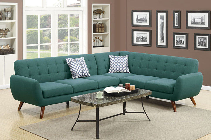 Poundex 2 Piece Sectional Sofa Model F6963 - MONAVILLA