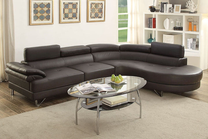 Poundex 2 Piece Sectional Sofa Model F6969 - MONAVILLA