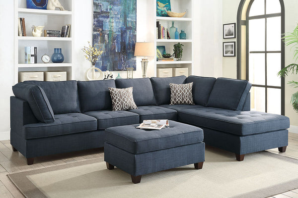 Poundex 2 Piece Sectional Sofa Model F6989 - MONAVILLA