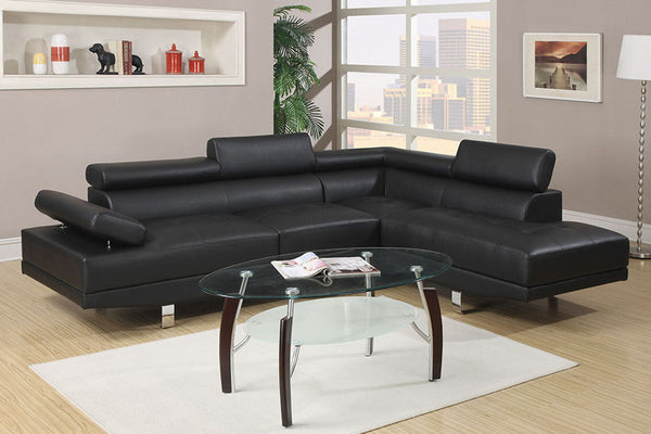 Poundex Sectional Sofa Set Model F7310 - MONAVILLA