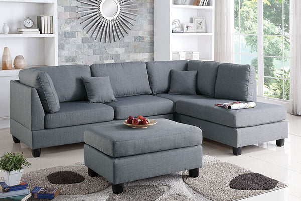 Poundex 3 Piece Sectional Set Model F7606 - MONAVILLA