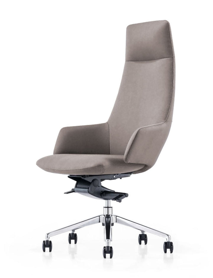 Modrest Gates Modern Grey High Back Executive Office Chair - MONAVILLA