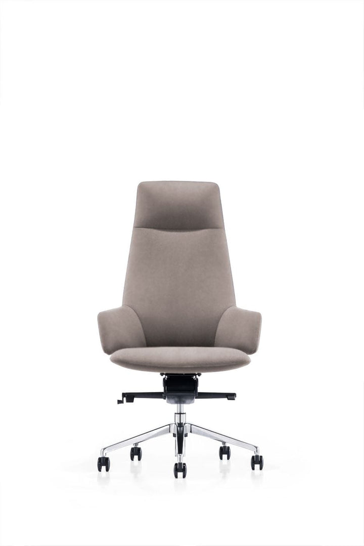 Modrest Gates Modern Grey High Back Executive Office Chair - MONAVILLA