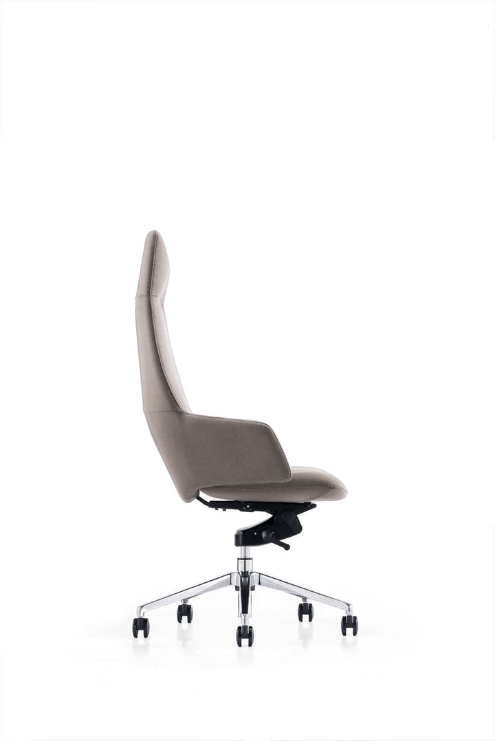 Modrest Gates Modern Grey High Back Executive Office Chair - MONAVILLA