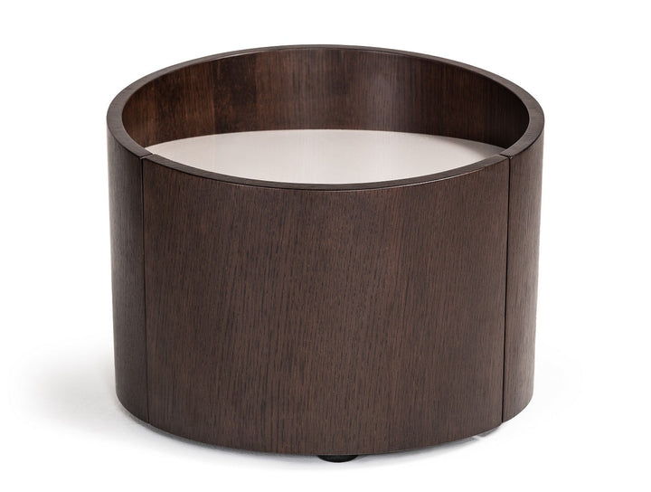 Modrest Gamma Modern Brown Oak Nightstand - MONAVILLA