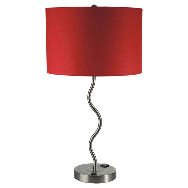 Furniture Of America Sprig Red Contemporary Table Lamp (2 In Box) Model L76224T-RD-2PK - MONAVILLA