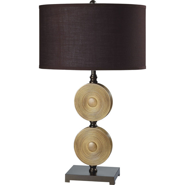 Furniture Of America Suzy Light Caramel/Espresso Traditional 10"H Table Lamp (2 In Box) Model L78106ES-2PK - MONAVILLA